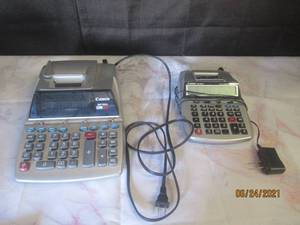 lot 108 image: 2- CANNON CALCULATORS   MP18D11 , P23-DHV