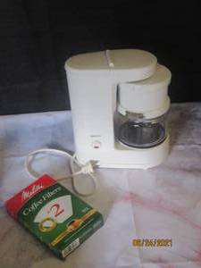 lot 129 image: KRUPS COFFEE MAKER WITH COFFEE FILTERS