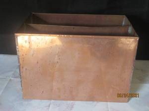 lot 161 image: ANTIQUE COPPER MAGAZINE HOLDER