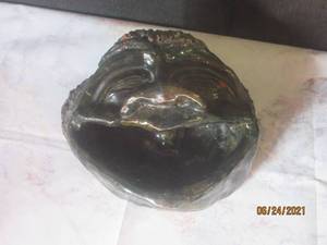 lot 171 image: VINTAGE UNIQUE HEAVY FACE  ASHTRAY