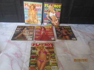 lot 200 image: 6 PLAYBOY MAGAZINES 2008 AND 2009