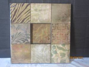 lot 232 image: UV INSET-MOSAIC IV 24X24