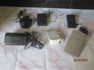 lot 245 image: 6 SEWING MACHINE FOOT PEDALS