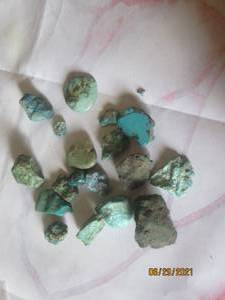 lot 247 image: LOT OF TURQUISE STONES
