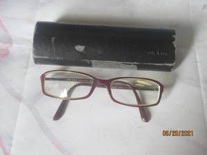 lot 257 image: LADIES PRADA GLASSES WITH CASE