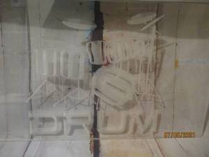 lot 294 image: HANGING LIGHTED DRUM SIGN TESTED WORKS