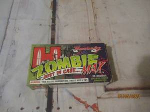 lot 297 image: HORNADY ZOMBIE MAN 223 REMINGTON 55 GR Z-MAX 20 RNDS