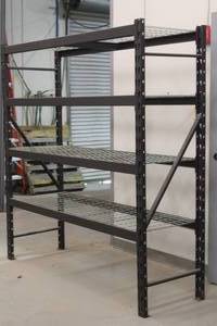 lot 38 image: SHELVING UNIT 77L x 24D x 77H