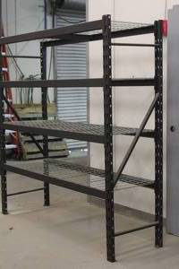 lot 39 image: SHELVING UNIT 77L x 24D x 77H