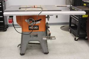 lot 50 image: RIDGID R4512 10 TABLE SAW