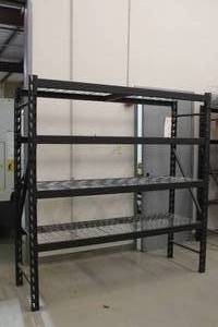 lot 19 image: SHELVING UNIT 77L x 24D x 77H