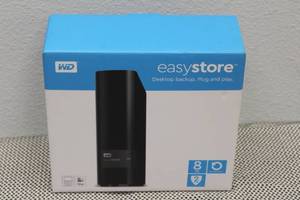 lot 108 image: WD EASYSTORE 8TB HARD DRIVE IN ORIGINAL BOX