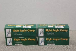 lot 176 image: TOTAL OF 4 RIGHT ANGLE CLAMPS IN ORIGINAL BOX 35N07.07