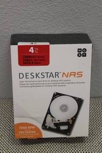 lot 179 image: HGST DESKSTAR NAS&nbsp 4TB HIGH PERFORMANCE HARD DRIVE IN ORIGINAL BOX