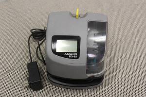 lot 188 image: AMANO PTX-95 ATOMIC TIME CLOCK