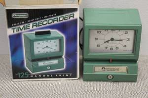 lot 191 image: VINTAGE CROPRINT 125 HEAVY DUTY MULTI USE TIME RECORDER