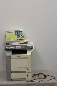 lot 205 image: BROTHER MFC-9840CDW WIRELESS PRINT FAX SCAN COPY WITH TONER CARTRIDGE AC-B0115KR (LOTS #203 &amp #204 BOTH WORK WITH THIS PRINTER)