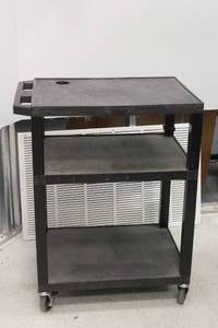lot 206 image: THE TUFFY THREE TIER ROLLING UTILITY&nbsp CART WITH LOCKING CASTERS&nbsp