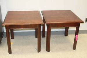 lot 56 image: 2 KIMBALL INTERNATIONAL SIDE TABLES&nbsp