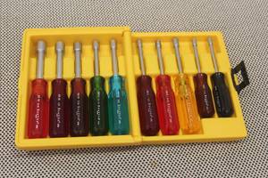 lot 237 image: XCELITE 10PC NUT DRIVER SET IN CASE&nbsp