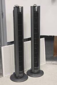 lot 259 image: TOTAL OF 2 LASKO ION FANS WITH REMOTES , T48303
