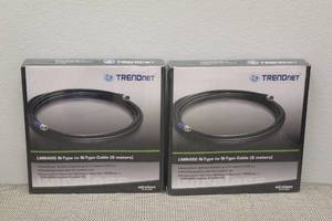 lot 296 image: TOTAL OF 2 TRENDNET WIRELESS CABLE TEW-L406