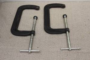 lot 310 image: TOTAL OF 2 HUSKY DROP FORGED 8 C-CLAMPS ,823-147