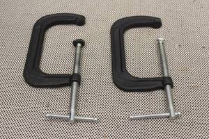 lot 312 image: TOTAL OF 2 HUSKY DROP FORGED 6 C-CLAMPS 823-139&nbsp