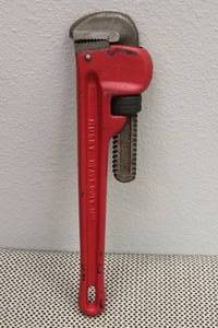 lot 313 image: 14 HUSKY HEAVY DUTY PIPE WRENCH ,CR-MO