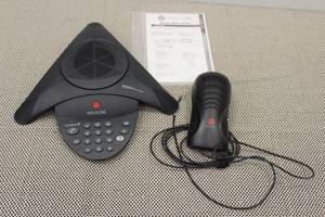 lot 330 image: POLYCOM SOUNDSTATION 2 WITH MANUAL 2201-15100-601