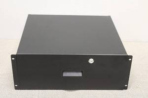 lot 393 image: HAMMOND MANIFACTURING LOCK STORAGE DRAWER WITH KEYS RDRW1900716BK1