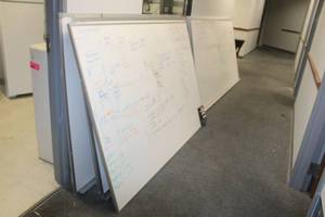 lot 455 image: LOT OF 7 DRY ERASE BOARDS&nbsp