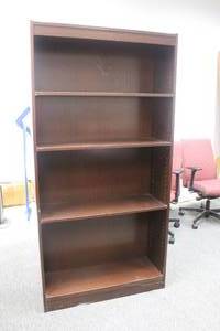 lot 461 image: WOODEN BOOKSHELF&nbsp