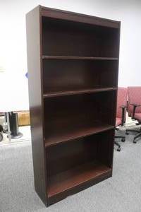 lot 462 image: WOODEN BOOKSHELF&nbsp