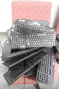 lot 463 image: LOT OF GENEROUS AMOUNT OF KEYBOARDS AND MOUSE