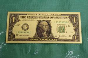 lot 14 image: UNITED STATES FEDERAL RESERVE $1 (ONE DOLLAR ) SERIES 2003 A&nbsp BANKNOTE&nbsp