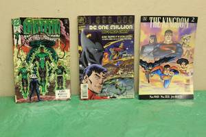 lot 29 image: TOTAL OF 3 DC COMICS , 1990 GREEN LANTERN ,1999 ONE MILLION 80-PAGE GIANT ,1999 THE KINGDOM&nbsp