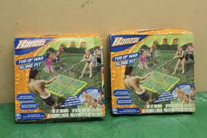 lot 34 image: 2 NEW IN BOX BANZAI TUG OF WAR SLIME PIT