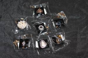lot 115 image: LOT OF 7 PAPARAZZI FASHION RINGS SEE PICS&nbsp