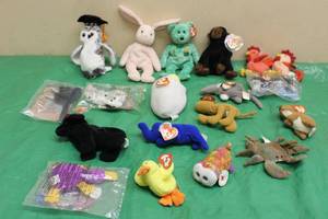 lot 53 image: LOT OF TY BEENIE BABIES SEE PICS