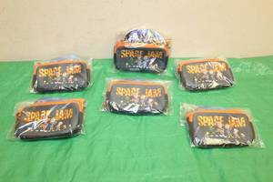 lot 62 image: LOT OF 6 NEW SPACE JAM SUNSHADES AND CASE FOR KIDS