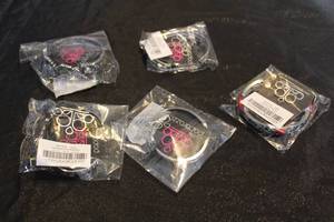 lot 105 image: LOT OF 5 PAPARAZZI FASHION BRACELETS SEE PICS