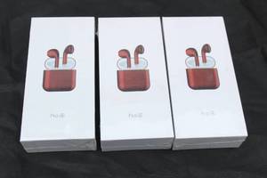 lot 148 image: TOTAL OF 3 HOOKED PRO 4 WIRELESS BLUETOOTH HEADPHONE EARBUDS (RED)