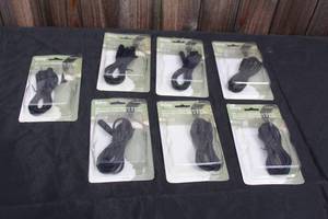 lot 150 image: TOTAL OF 7 UNINEX 6FT. MINI STEREO AUDIO EXTENSION CABLE WITH 3.5 MM STEREO AUDIO PATCH CABLE&nbsp (MN06MF)