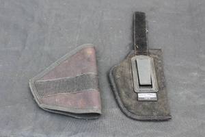 lot 144 image: TOTAL OF 2 GUN HOLSTERS&nbsp