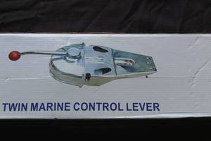 lot 165 image: NEW IN BOX TWIN MARINE CONTROL LEVER