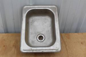 lot 51 image: STAINLESS STEEL DROP IN SINK&nbsp