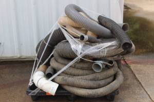 lot 84 image: PALLET OF DUST COLLECTOR HOSES&nbsp