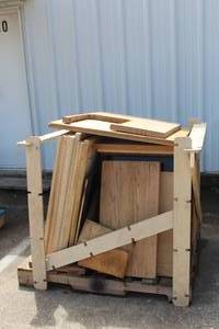 lot 87 image: LOT OF ASSORTED WOOD