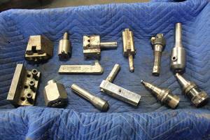 lot 121 image: LOT OF 13 ASSORTED PARTS USED WITH BRIDGEPORT LOT#110